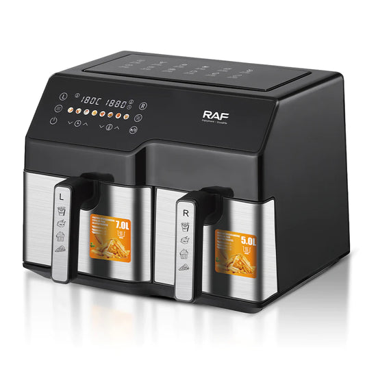 RAF Air Fryer 7L + 5L Capacity - Multi-Purpose Machine