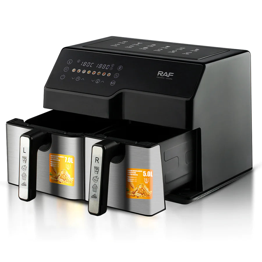 RAF Air Fryer 7L + 5L Capacity - Multi-Purpose Machine