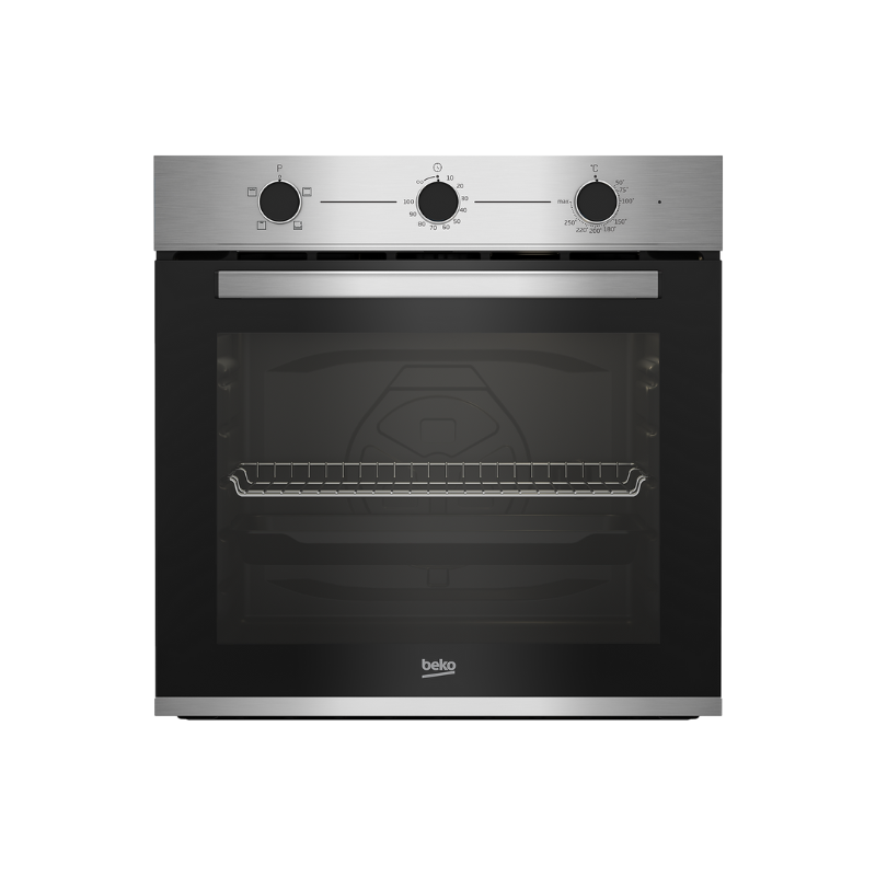 Beko Built-In Static Oven 4 Function 60cm 74L Stainless Steel BBIC12100XD