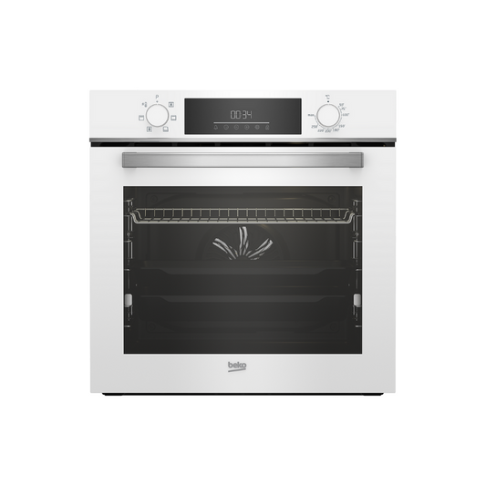 Beko Built-In Oven 6 Function 60cm 72L White BBIE18300W