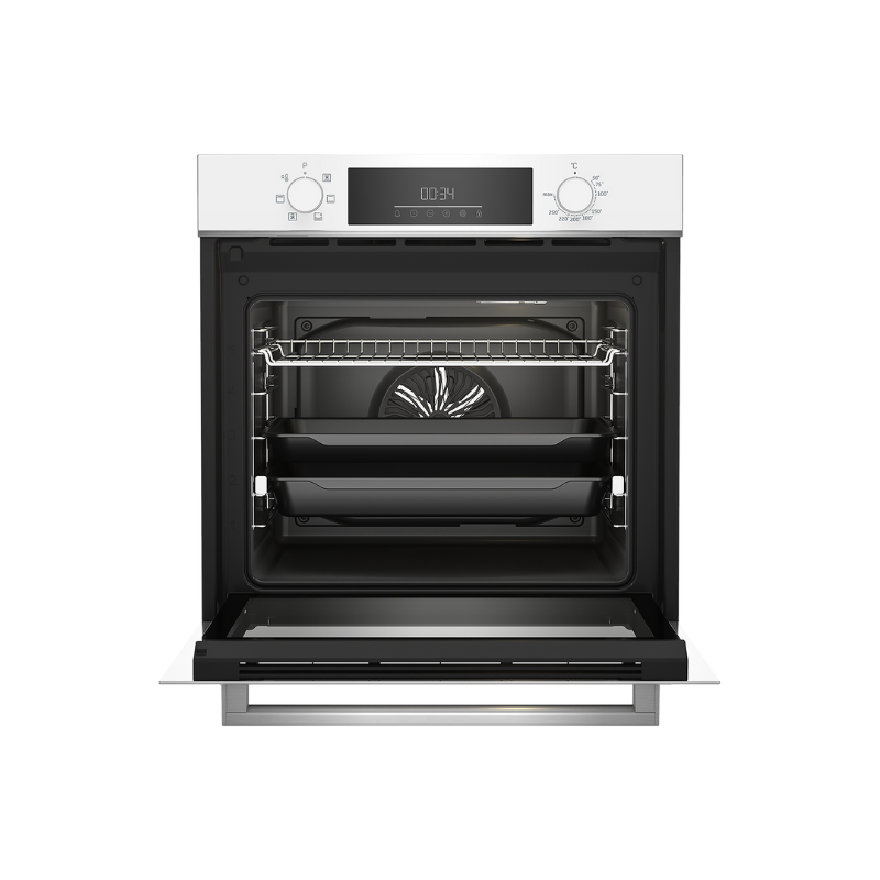 Beko Built-In Oven 6 Function 60cm 72L White BBIE18300W