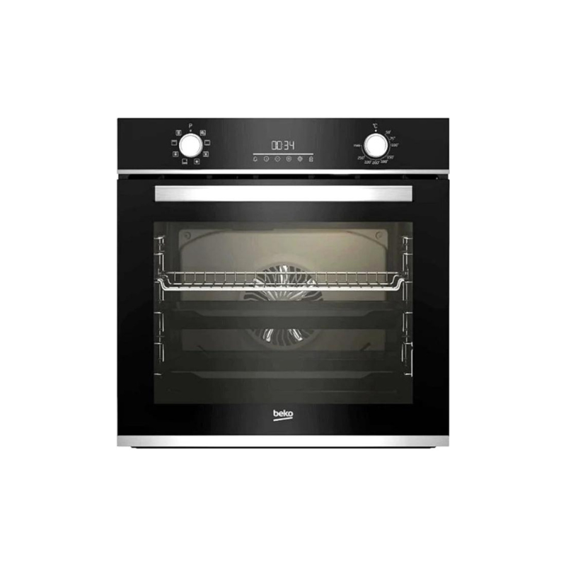 Beko Built-In Oven 8 Function 60cm 72L Black & Stainless Steel BBIM13300XM