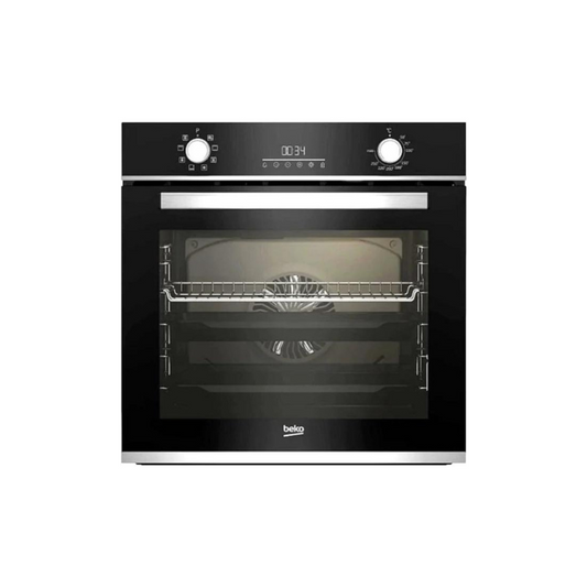 Beko Built-In Oven 8 Function 60cm 72L Black & Stainless Steel BBIM13300XM