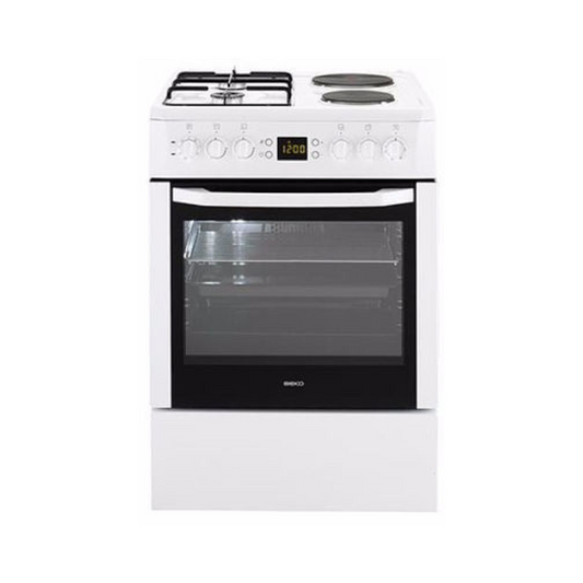 Beko Freestanding Duel Fuel Cooker CSE64320DW