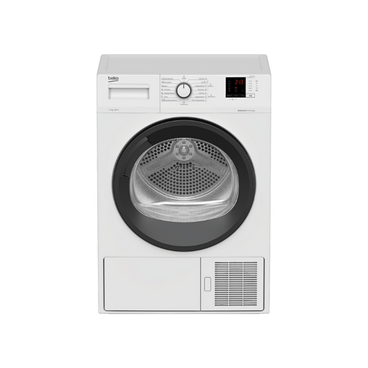 Beko Slim Tumble Dryer Heat Pump Sensor 7Kg White A++ DF7412PA