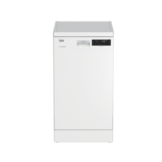 Beko Freestanding Dishwasher 45cm 10 Place Settings White DFS28131W