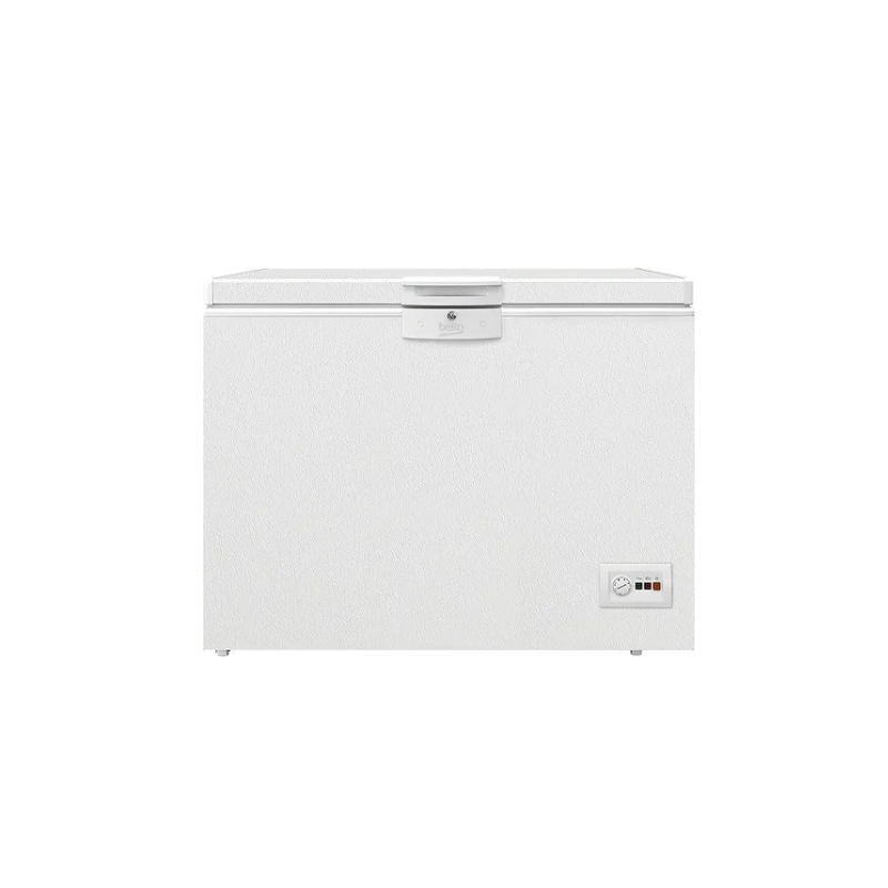 Beko Chest Freezer 298 L 110cm White Leather Effect HSM29540