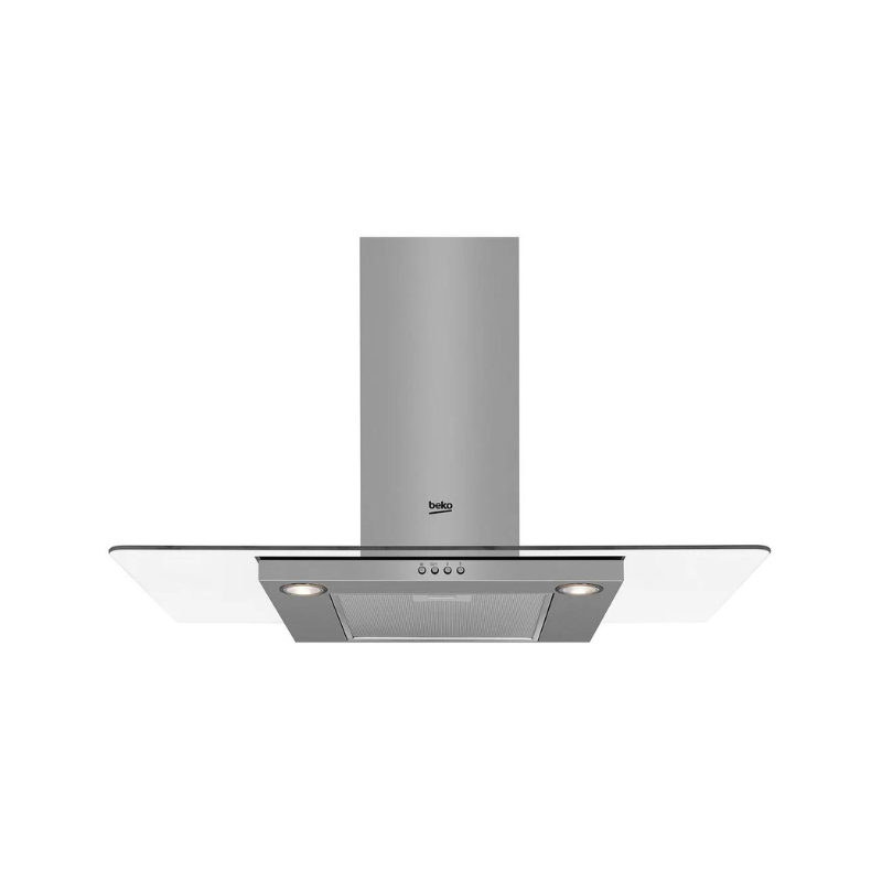 Beko Stainless Steel & Glass Chimney Hood 90cm HCF91620X