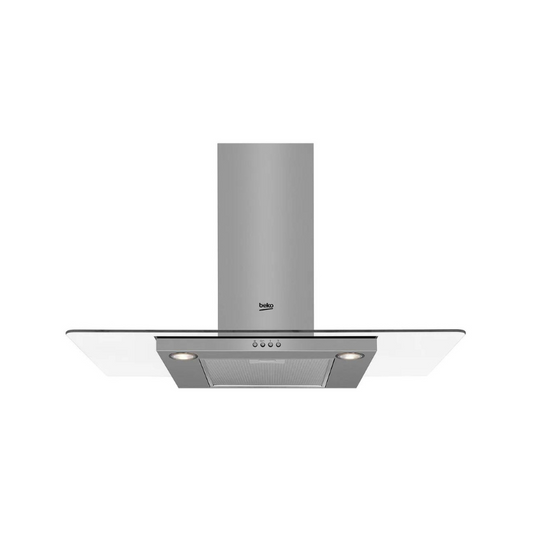 Beko Stainless Steel & Glass Chimney Hood 90cm HCF91620X