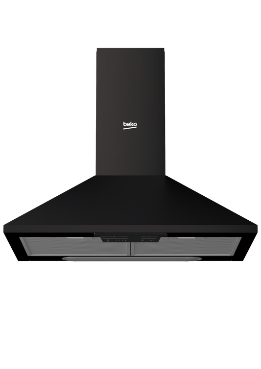 Beko Wall Mounted Canopy Hood 60cm Black HCP61310B