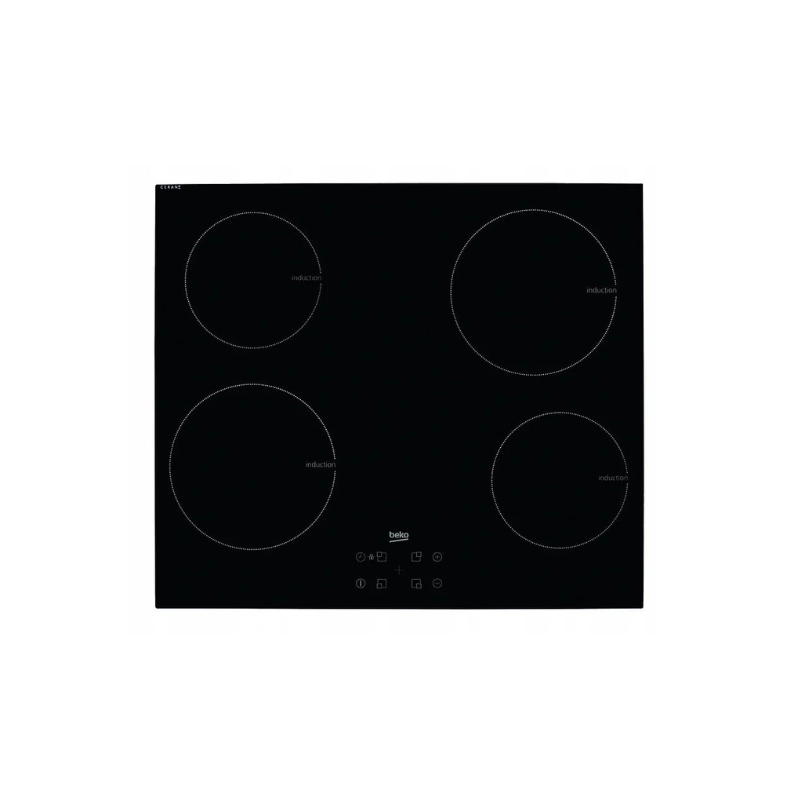 Beko Built-In 4 Zone Induction Hob 60cm Black Glass HII64401MT
