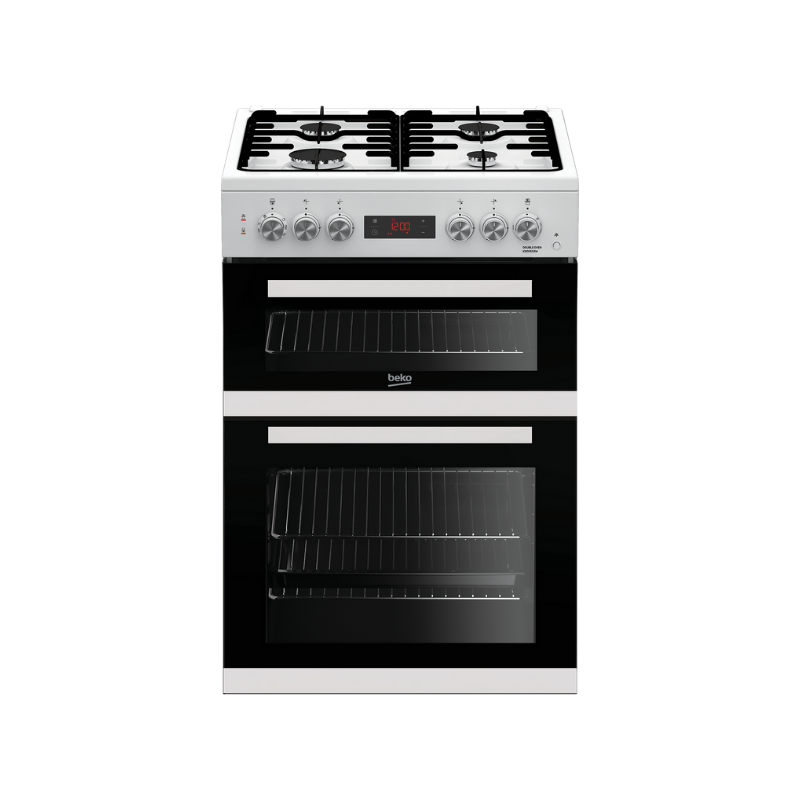 Beko Freestanding Double Oven Dual Fuel 60cm Cooker KDDF653W