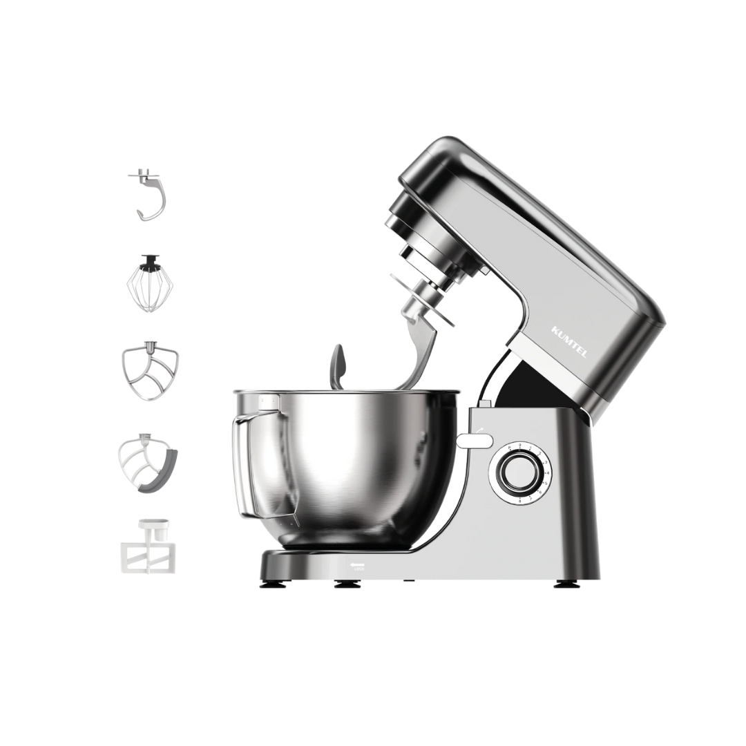 Kumtel Stand Mixer | 8 Speeds | 5L Metal Bowl Capacity