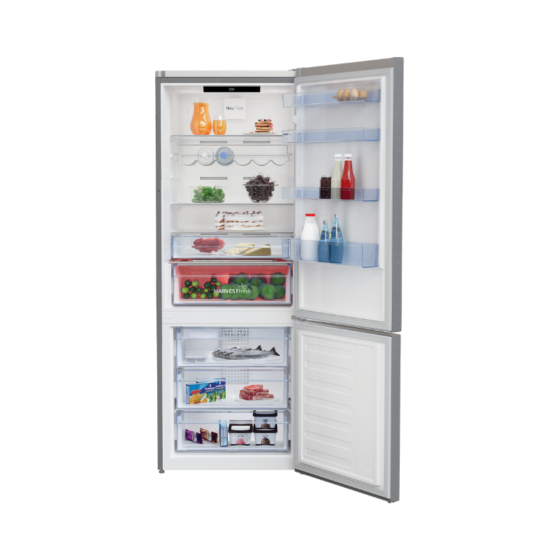 Beko Fridge Freezer No Frost Stainless Steel RCNE560E40ZXBN