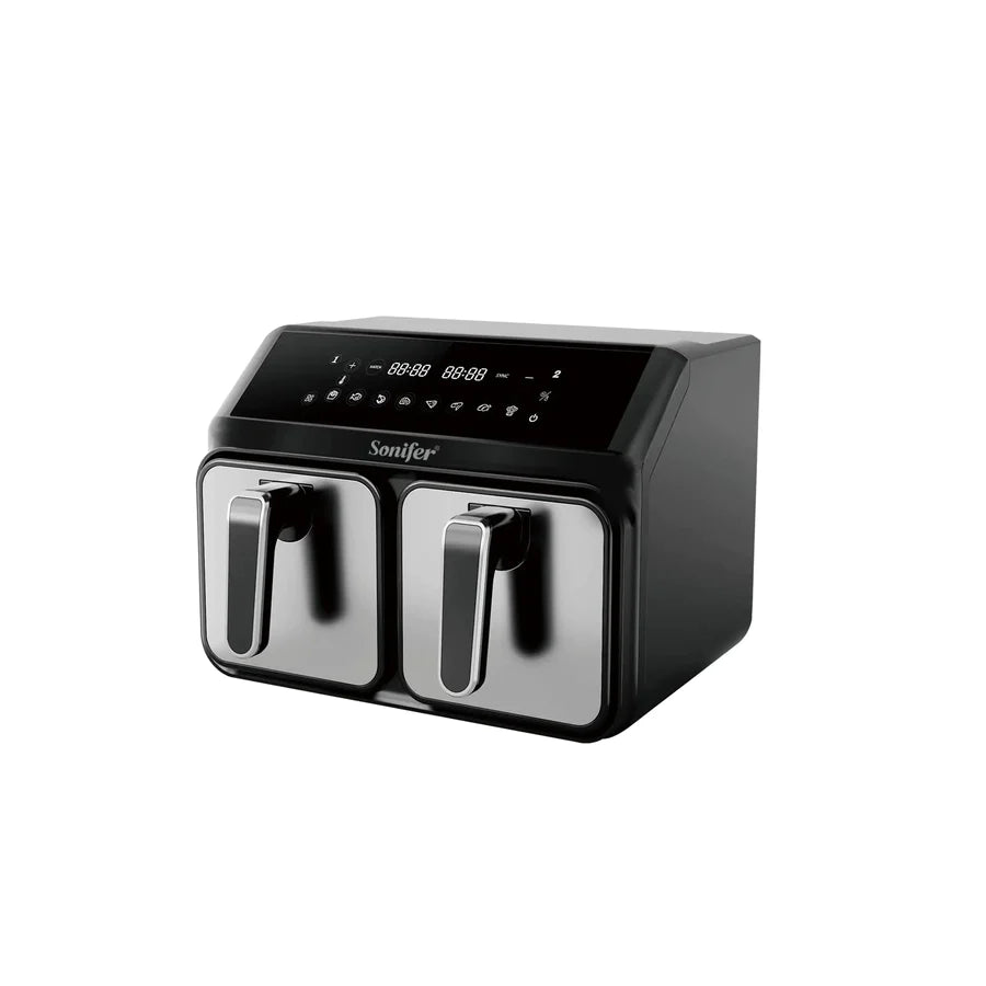 Sonifer Double Basket Air Fryer | 8L-(2x4L) Capacity