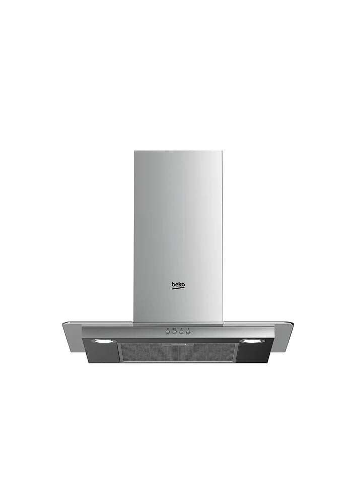 Beko Flat Glass Chimney Hood 60cm Stainless Steel HCF61620X