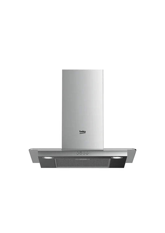 Beko Flat Glass Chimney Hood 60cm Stainless Steel HCF61620X