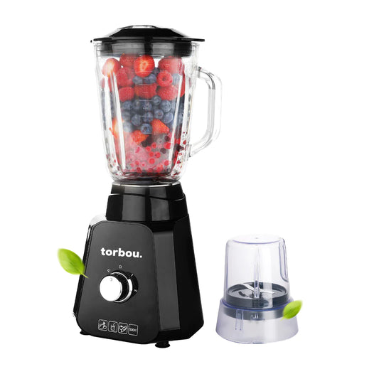 Torbou Blender 500W | 6 blades | 1.5L Glass Jar