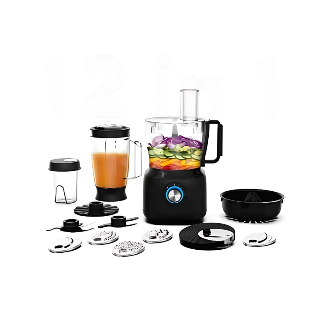 Kumtel Food Processor HFP-03 | 12-in-1 Multifunctional Kitchen Appliance