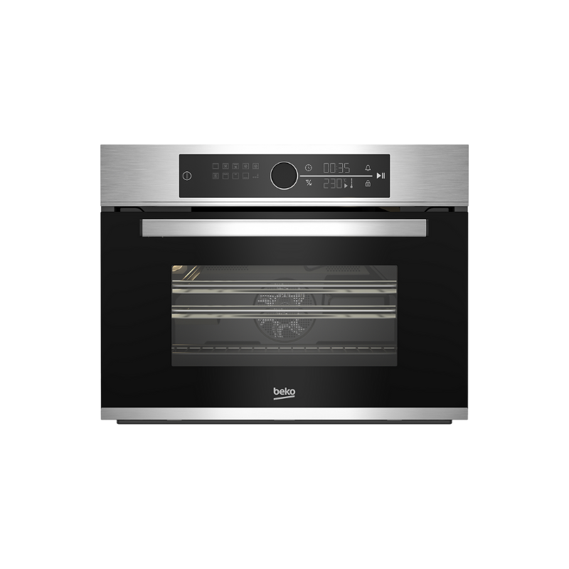 Beko Built-In Microwave Compact Oven 2700W 48L Stainless Steel BBCW12400X