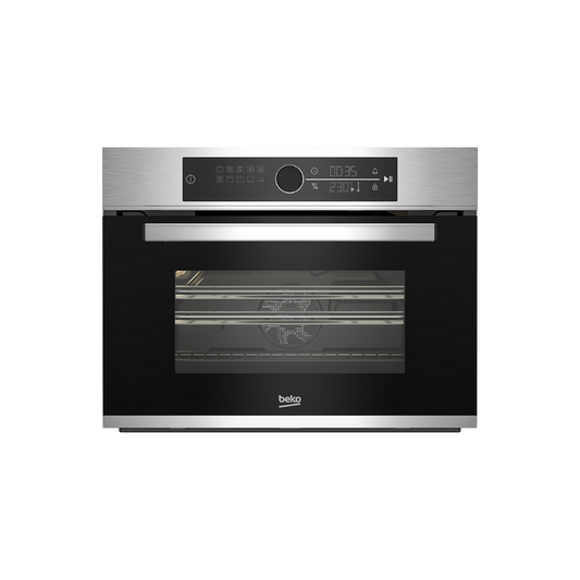 Beko Built-In Microwave Compact Oven 2700W 48L Stainless Steel BBCW12400X