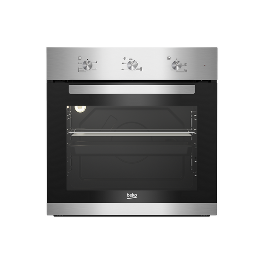 Beko Built-In Oven Gas 60cm Silver BBIG22100X