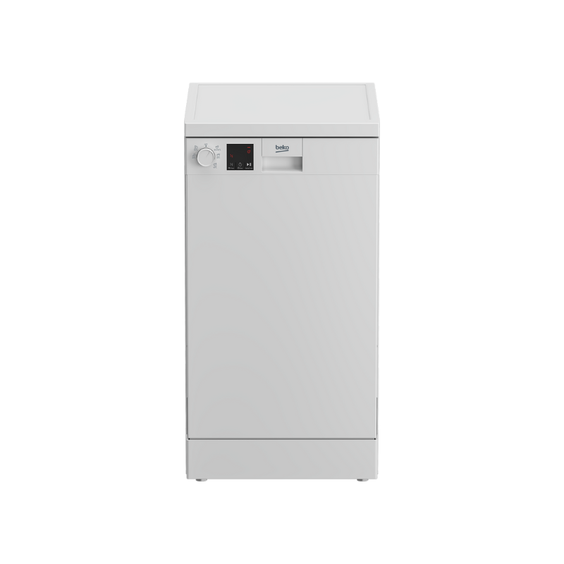 Beko Freestanding Dishwasher 45cm 10 Place Settings White DVS05022W
