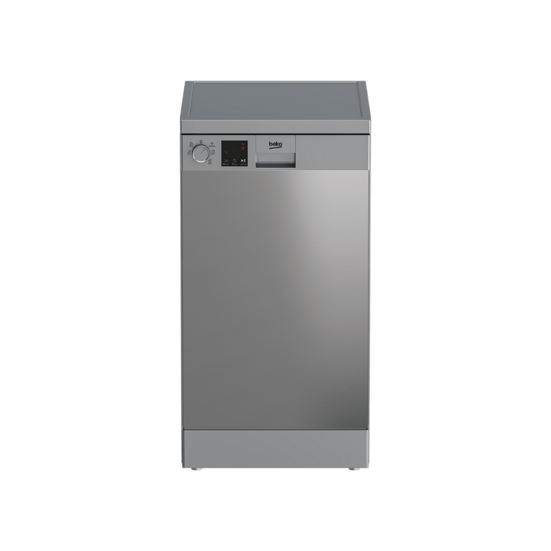 Beko Freestanding Dishwasher 45cm 10 Place Settings Stainless Steel DVS05024X