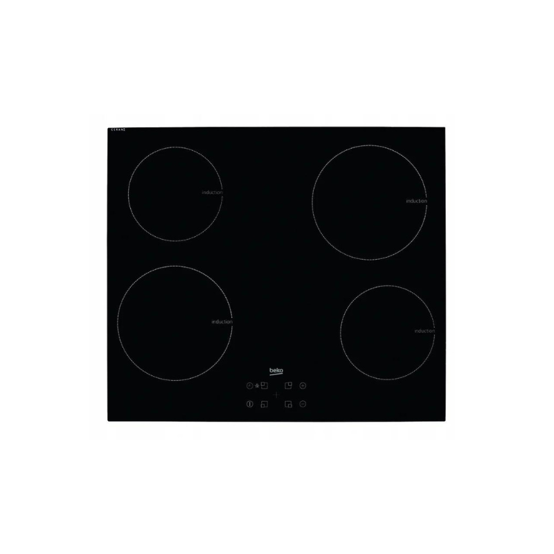 Beko Built-In 4 Zone Induction Hob 60cm Black Glass HII64401MT – A Plus ...